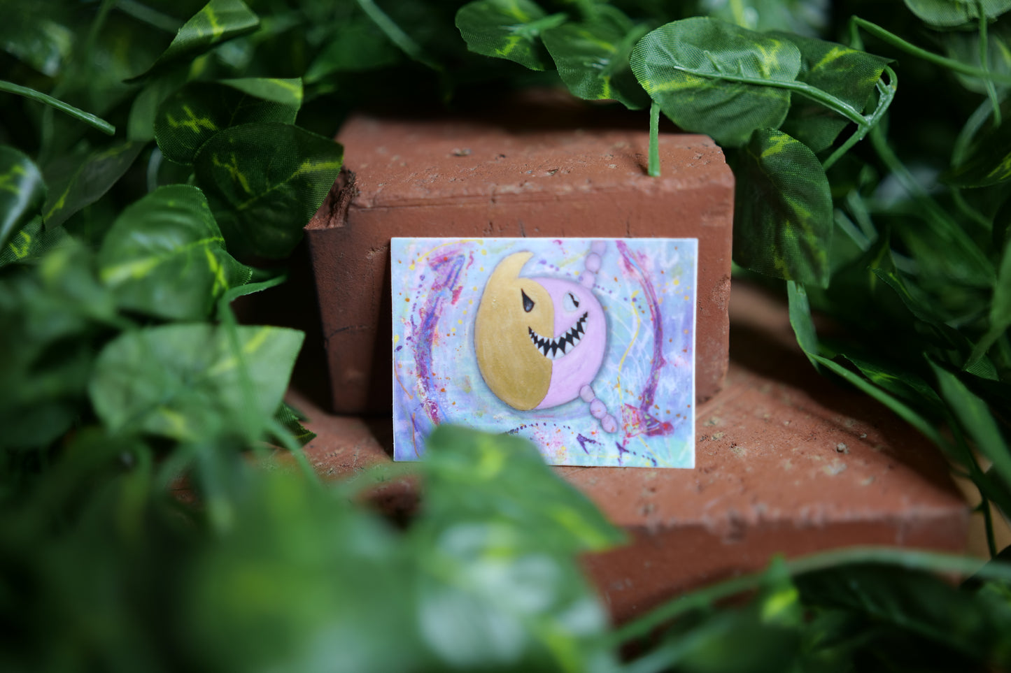 sticker of artwork, cycles by Anna Hamilton