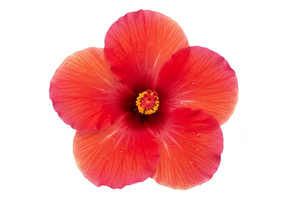 fresh hibiscus flower